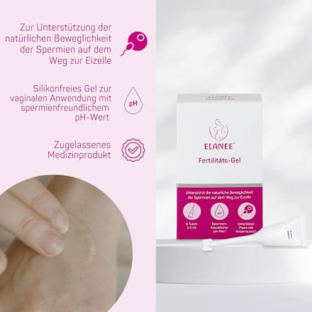 Fertilitäts-Gel, 6x5ml Elanee