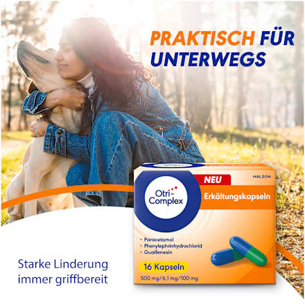 OtriComplex Erkältungskapseln 500mg/6.1mg/100mg Otri-Complex