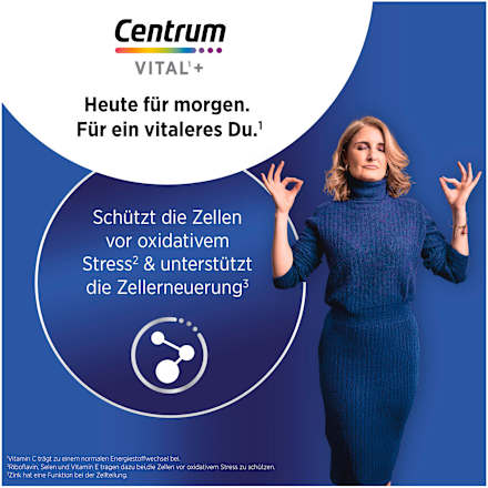 Centrum Vital+ Antiox Zellschutz Kapseln Centrum