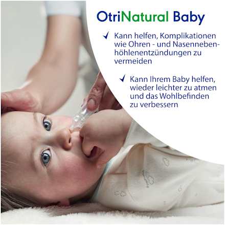 OtriNatural Baby, isotone Kochsalzlösung, 20 Einzeldosispipetten à 5 ml Otri-Natural