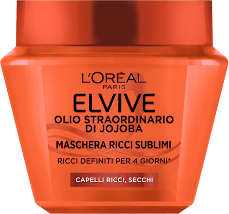 Maschera OLIO STRAORDINARIO DI JOJOBA ricci sublimi L'Oreal Paris ELVIVE