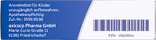 Paracetamol axicur 500 mg Tabletten axicur