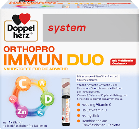 Doppelherz system Orthopro Immun Duo 30 Trinkfläschchen / 30 Tabletten  Doppelherz