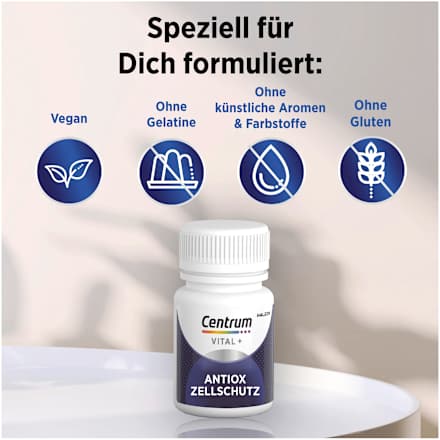 Centrum Vital+ Antiox Zellschutz Kapseln Centrum