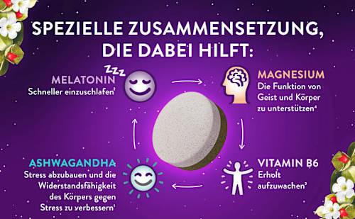 WICK ZzzQuil Gute Nacht+Stress Balance Tabletten WICK ZzzQuil