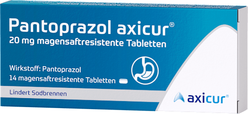 Pantoprazol axicur  20 mg magensaftresistente Tabletten axicur