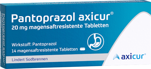 Pantoprazol axicur  20 mg magensaftresistente Tabletten axicur