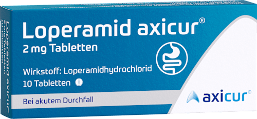 Loperamid axicur 2 mg Loperamidhydrochlorid Tabletten axicur