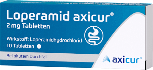 Loperamid axicur 2 mg Loperamidhydrochlorid Tabletten axicur