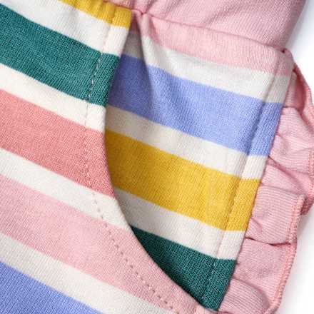 Shorts mit Streifen-Muster & Rüschen, rosa, Gr. 86 ALANA