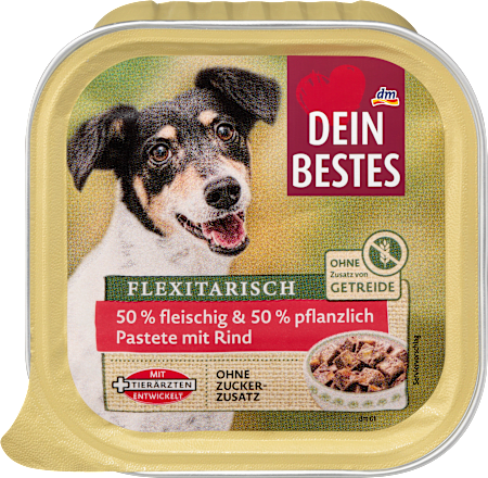 Potpuna hrana za pse – pašteta s govedinom Dein Bestes