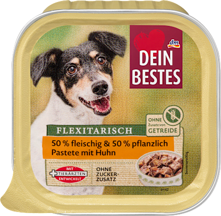 Nassfutter Hund mit Huhn, Flexitarisch Dein Bestes