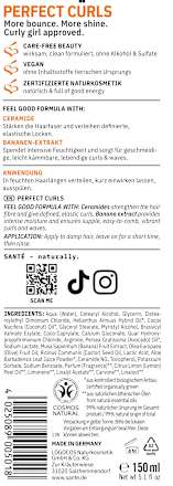 Conditioner Perfect Curls Santé naturally.