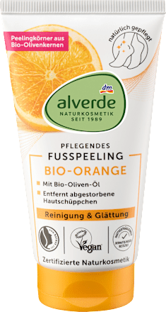 Fußpeeling mit Orange alverde NATURKOSMETIK