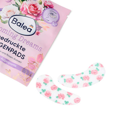 Hydrogélové vankúšiky pod oči s potlačou Blooming Dreams Balea