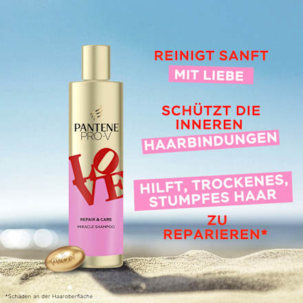 Shampoo LOVE Edition Repair & Care PANTENE PRO-V