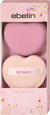 Make-up Puff Set Secret Flower Charm 2tlg. ebelin