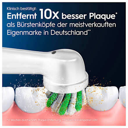 Aufsteckbürsten Pro Cross Action weiß Oral-B