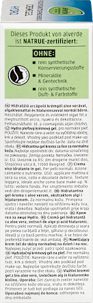 Hydratačný krémový pleťový gél Hydro alverde NATURKOSMETIK