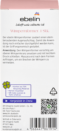 Wimpernformer Secret Flower Charm ebelin