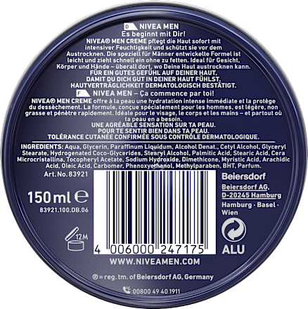 Pflegecreme NIVEA MEN