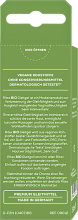 Bio Veganes Gleitgel Ritex