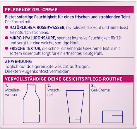 Gesichtscreme Gel-Creme pflegend Rose Touch  NIVEA