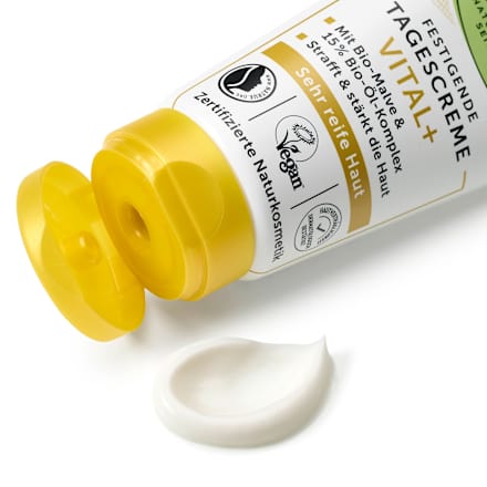 Bőrfeszesítő nappali arckrém Vital+ alverde NATURKOSMETIK