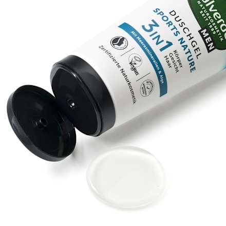 Душ гел 3 в 1 Sports Nature alverde NATURKOSMETIK MEN