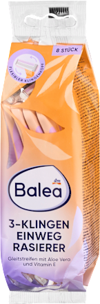 Еднократна дамска самобръсначка с 3 ножчета Balea