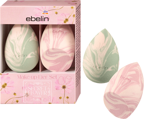 Make-up-Schwämmchen-Set Secret Flower Charm ebelin