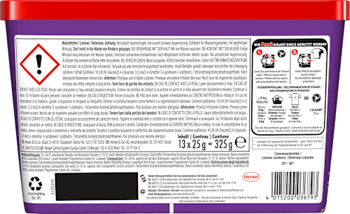 Colorwaschmittel Gigant Discs  Persil