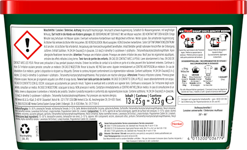 Vollwaschmittel Universal Gigant Discs  Persil