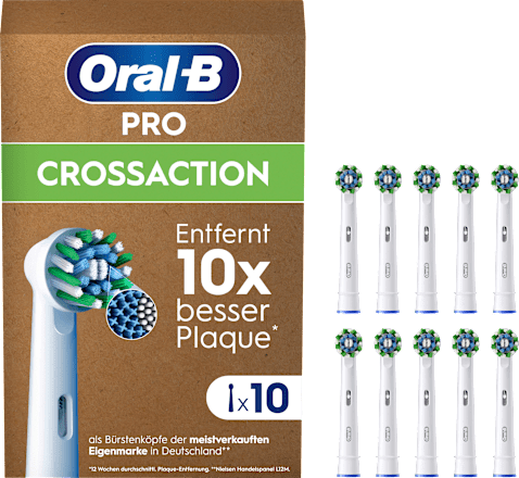 Aufsteckbürsten Pro Cross Action weiß Oral-B