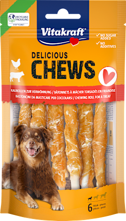 Hunde Kausnack Delicious CHEWS Huhn & Rind Mini Vitakraft