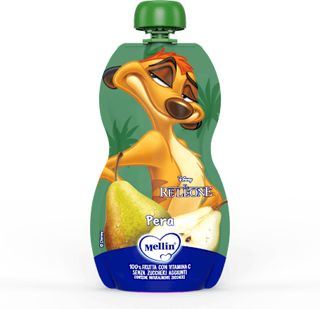 Purea di pera in pouch Mellin