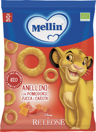 Anellini con pomodoro, zucca e carota BIO Mellin