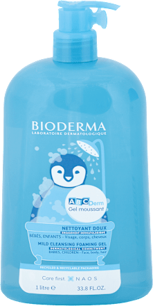Penivý čistiaci gél pre dojčatá a deti 3v1 ABCDerm BIODERMA