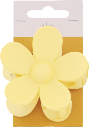 Štipec do vlasov, stredný kvet - žltý s-he stylecollection