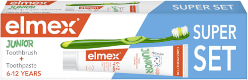 Set četkica za zube + zubna pasta Junior elmex