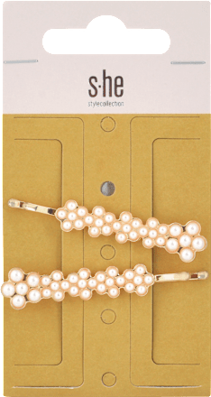 Spony s perlami - zlaté s-he stylecollection
