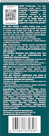 Scalp Serum ProGrowth + Peptide OGX