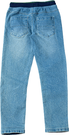 Jeans mit Stretch, Kordel & schmalem Schnitt, blau, Gr. 122 ALANA