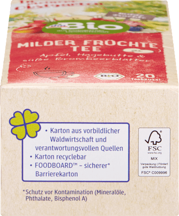 Milder Früchte Tee dmBio