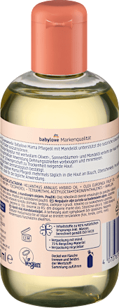 Olio anti-smagliature per la gravianza babylove Mama
