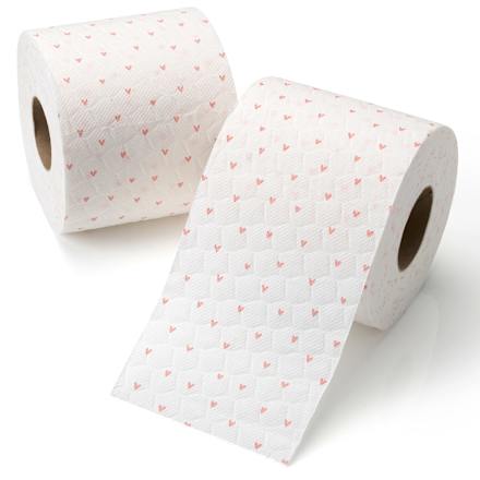 Toalettpapír limitált mintával, 3-rétegű, 8x180 lap Sanft&Sicher