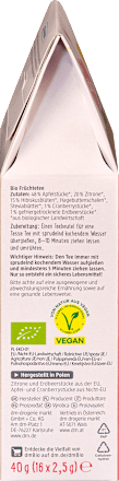 Früchtetee Apfel, Cranberry, Zitrone und Erdbeere dmBio
