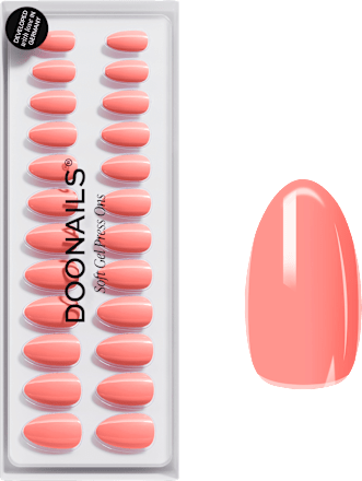 Künstliche Nägel Press Ons Short Peach Please Doonails