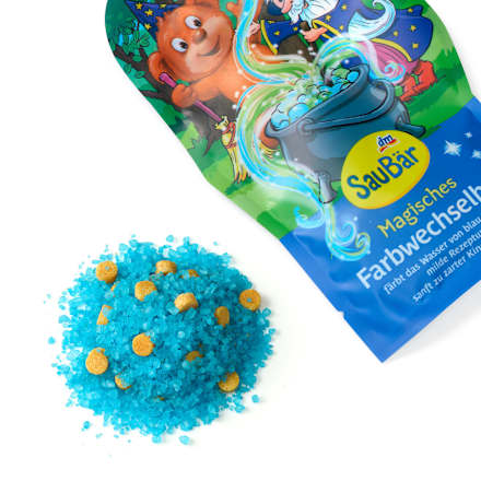 Bombă de baie, magic colorată, 1 an SauBär