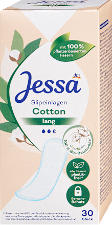 Slipeinlagen Cotton lang Jessa
